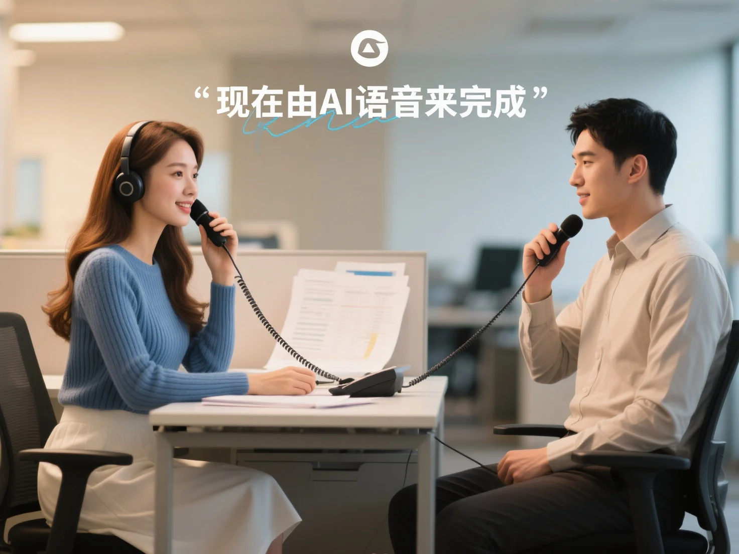 AI语音助手界面展示